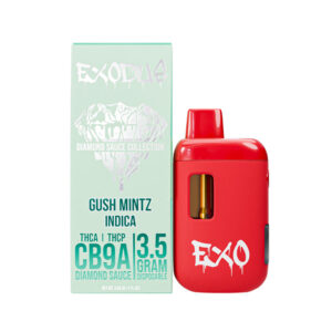 Exodus Diamond Sauce Collection CB9A + THCA + THCP 3.5g disposable with Gush Mintz terpenes
