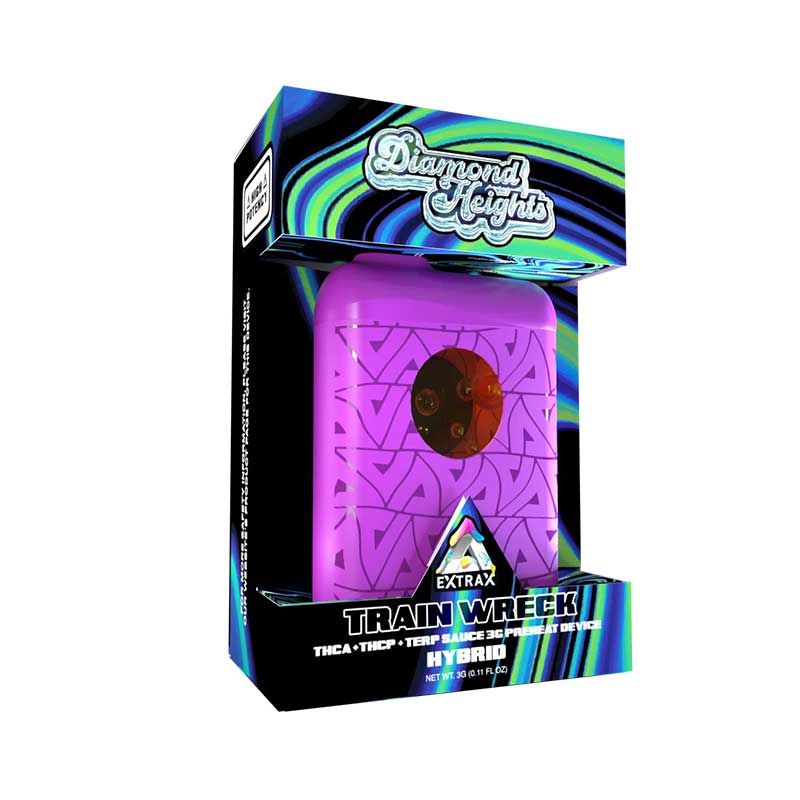 Delta Extrax Diamond Heights THCA+THCP Disposable | Train Wreck