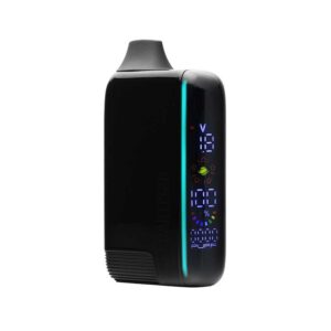 Cartrisan Veil Bar Pro EVO 510 auto-Draw vape cartridge vaporizer in Obsidian color.