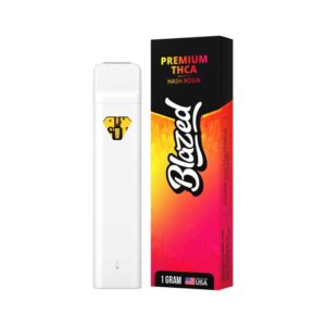 Binoid Blazed THCA hash rosin disposable pen in 1g size