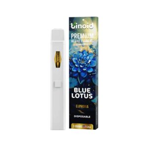 Binoid Premium Active Flowers Blue Lotus vape in 3g size