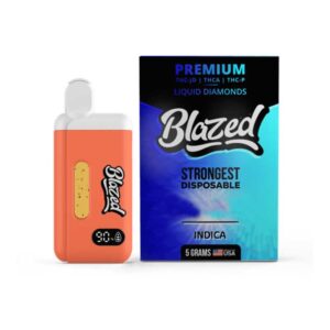 Binoid Blazed THCA + THCP + THCjd liquid diamonds vape pen in 5g size