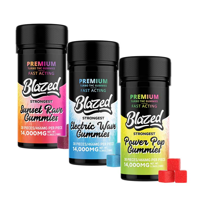 Binoid Blazed Turbo THC Gummies - 14000mg